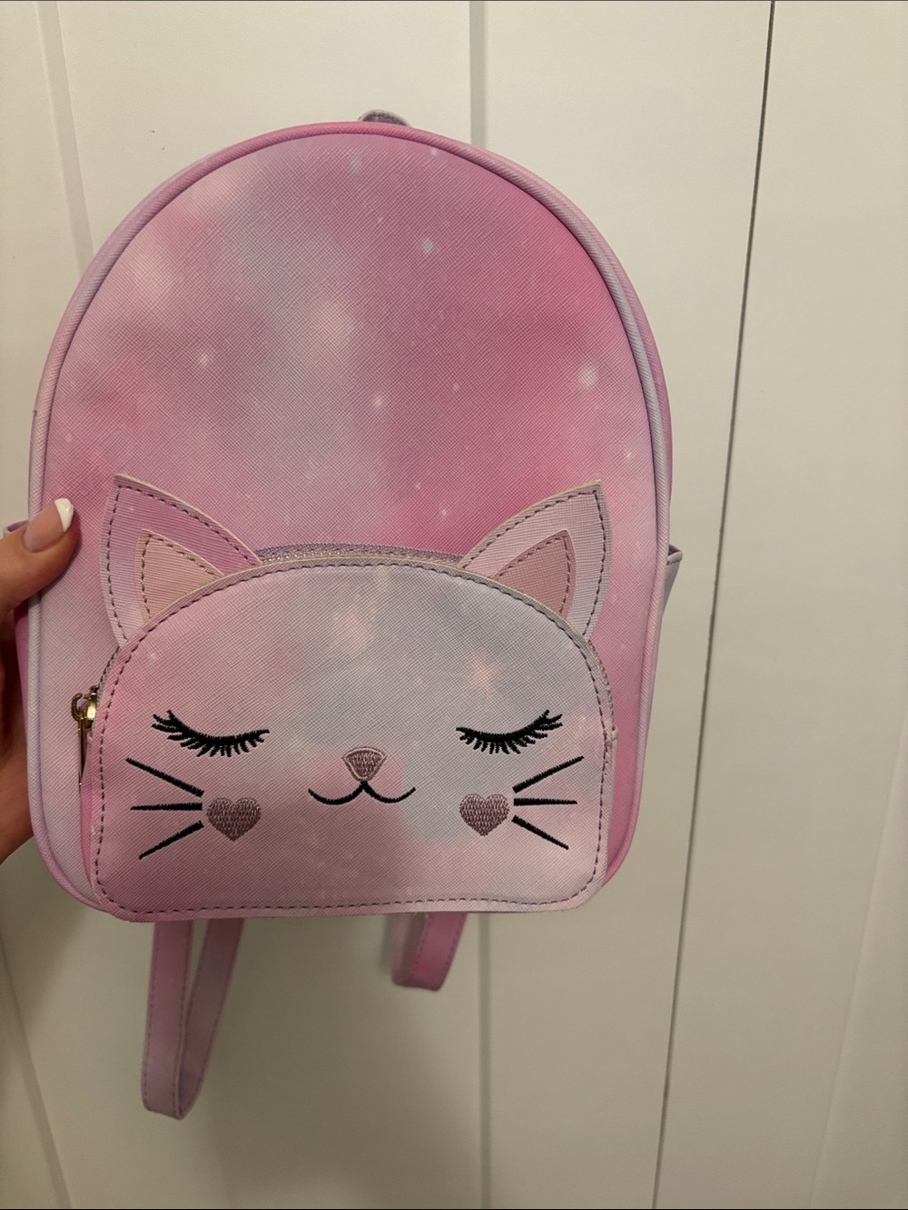 Under One Sky Pink Ombre Cat Mini Backpack